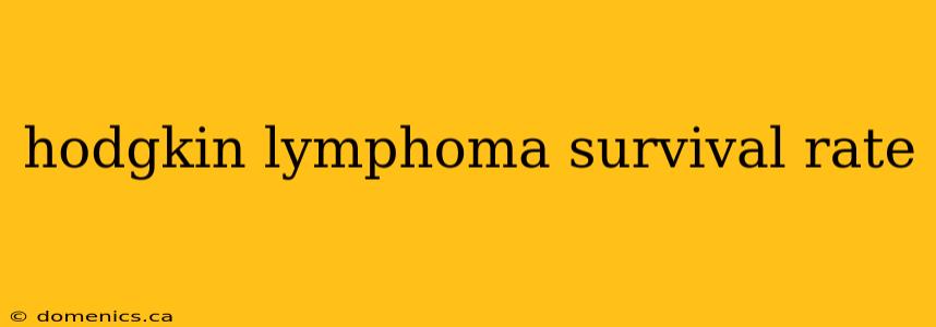 hodgkin lymphoma survival rate