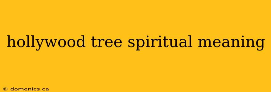 hollywood tree spiritual meaning