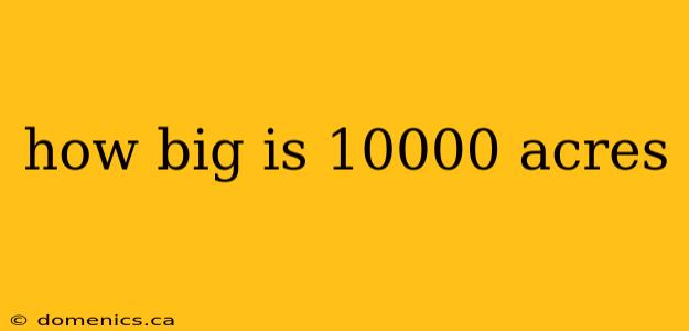 how big is 10000 acres