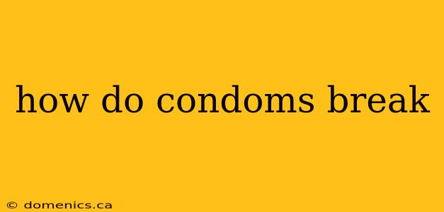 how do condoms break
