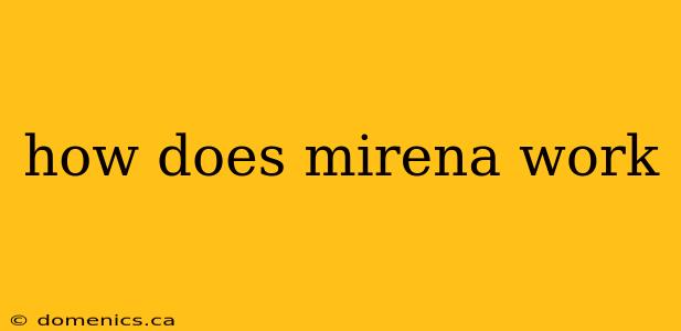 how does mirena work