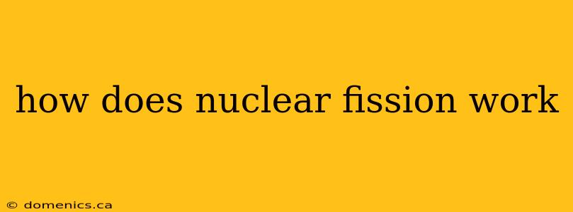 how does nuclear fission work