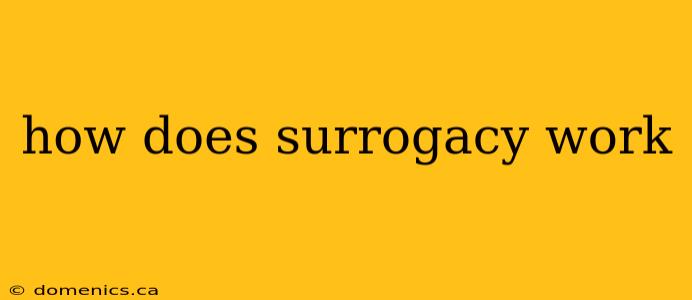 how does surrogacy work