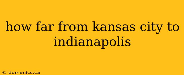 how far from kansas city to indianapolis