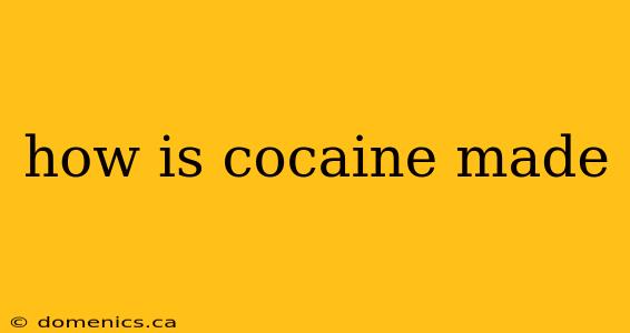 how is cocaine made