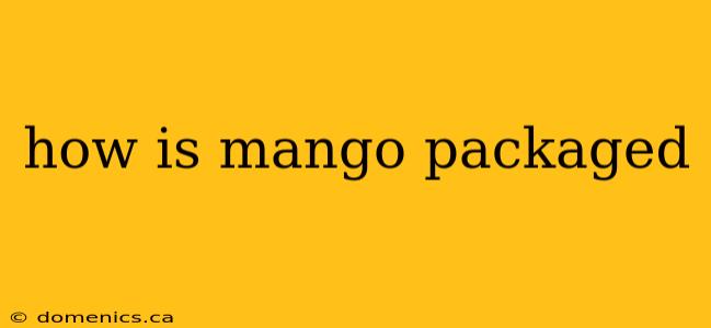 how is mango packaged