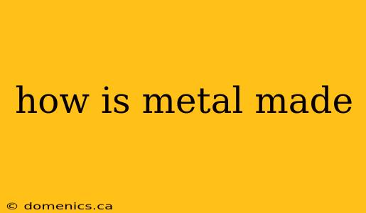 how is metal made