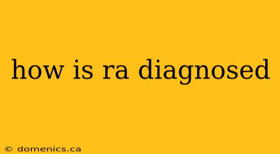 how is ra diagnosed