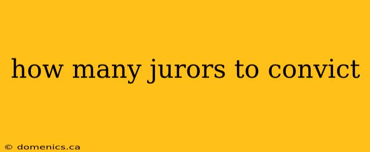 how many jurors to convict