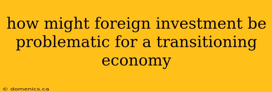 how might foreign investment be problematic for a transitioning economy