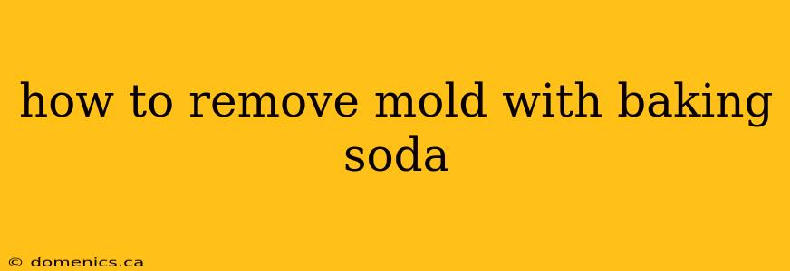 how to remove mold with baking soda