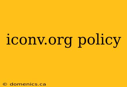 iconv.org policy