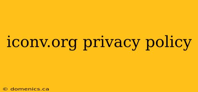 iconv.org privacy policy