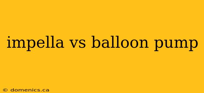 impella vs balloon pump