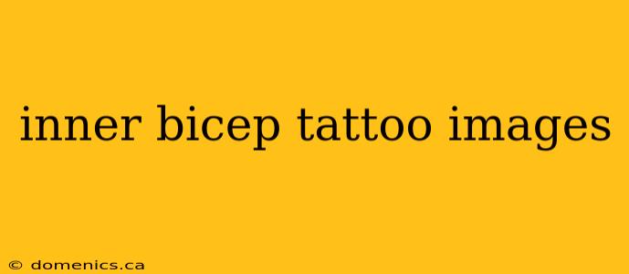 inner bicep tattoo images