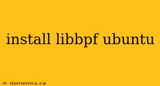 install libbpf ubuntu