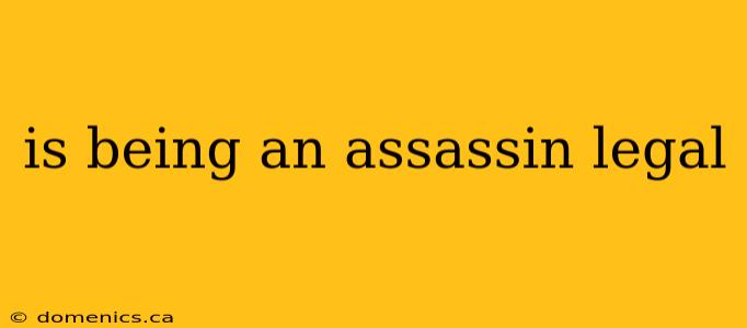 is being an assassin legal