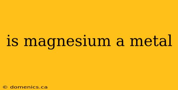 is magnesium a metal