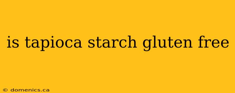 is tapioca starch gluten free