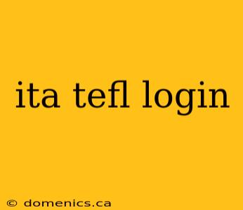 ita tefl login