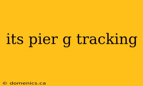 its pier g tracking