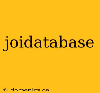 joidatabase