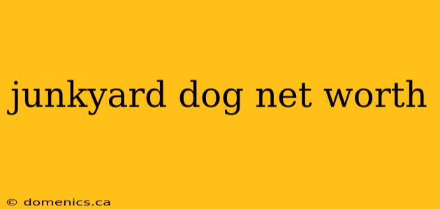 junkyard dog net worth