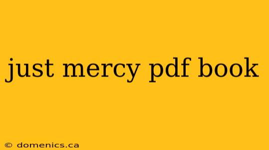 just mercy pdf book