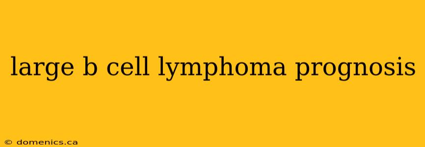 large b cell lymphoma prognosis