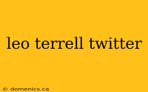 leo terrell twitter