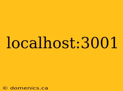 localhost:3001