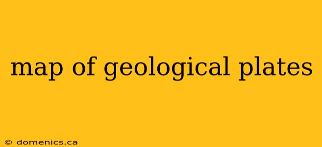 map of geological plates