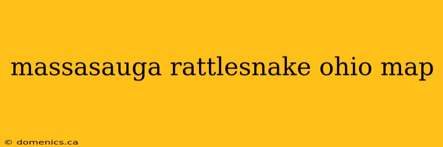 massasauga rattlesnake ohio map