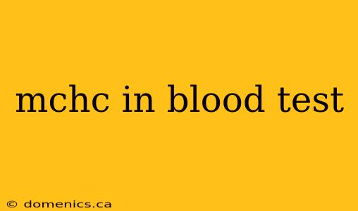 mchc in blood test