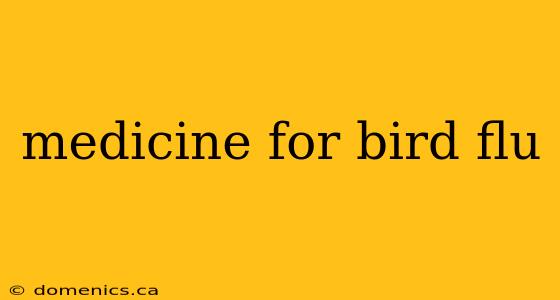 medicine for bird flu