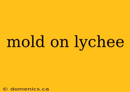 mold on lychee