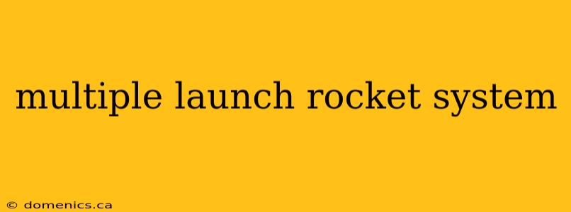 multiple launch rocket system