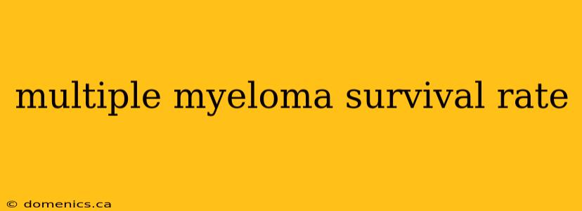 multiple myeloma survival rate