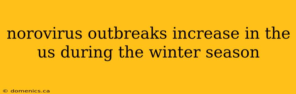 norovirus outbreaks increase in the us during the winter season