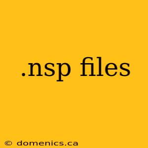 .nsp files