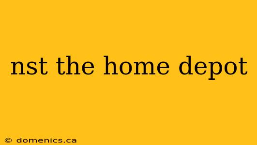 nst the home depot