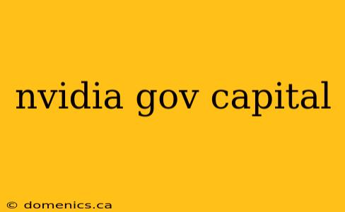 nvidia gov capital