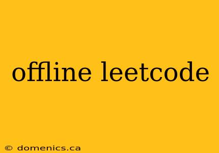 offline leetcode