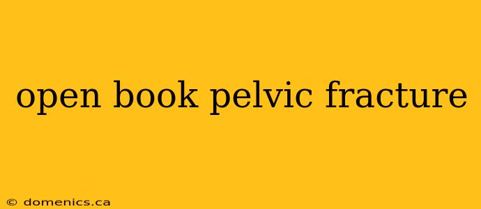 open book pelvic fracture