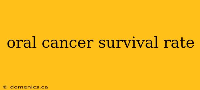 oral cancer survival rate