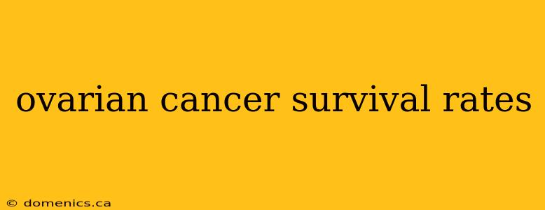 ovarian cancer survival rates