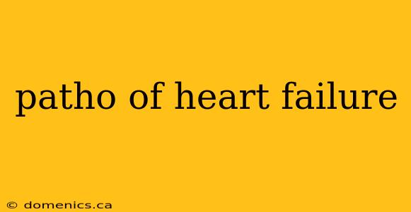 patho of heart failure