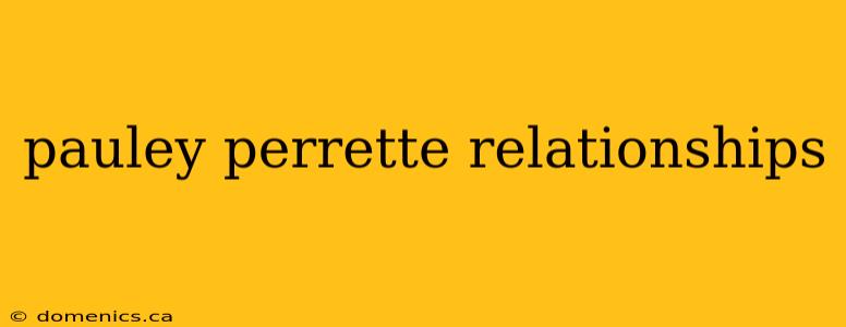 pauley perrette relationships