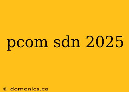 pcom sdn 2025