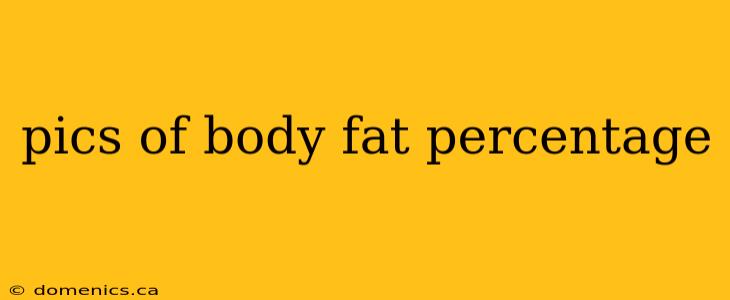 pics of body fat percentage